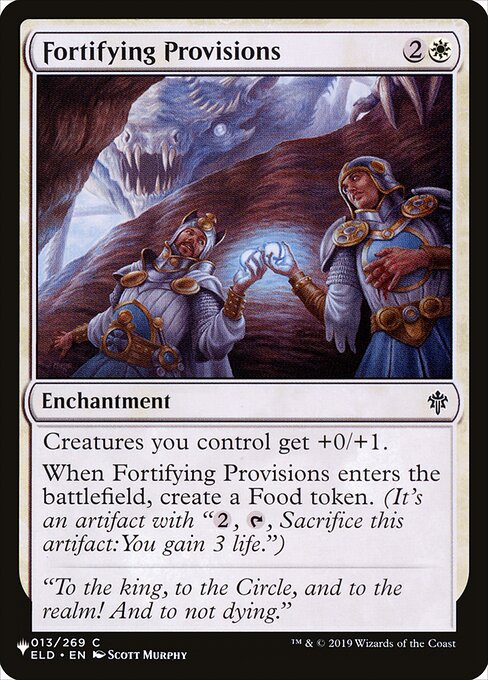 Fortifying Provisions (ELD-13) [The List]