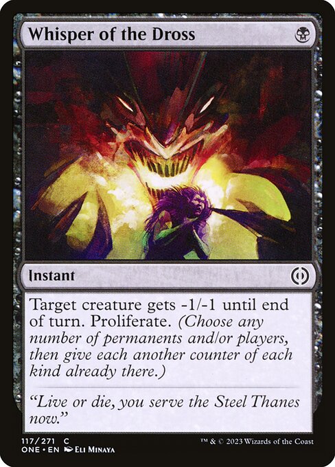 Whisper of the Dross (117) [Phyrexia: All Will Be One]