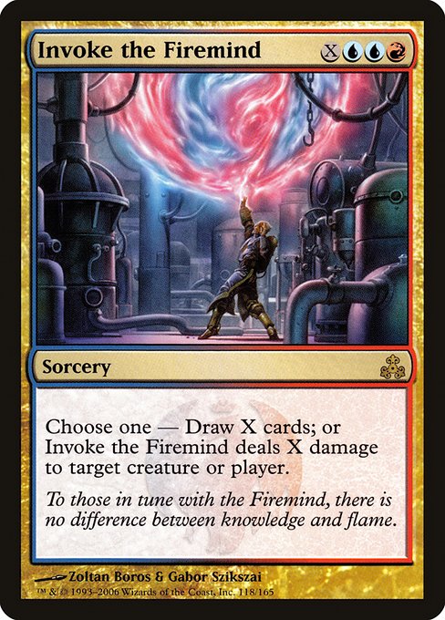 Invoke the Firemind (118) [Guildpact]