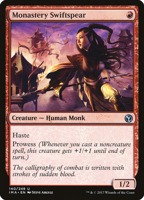 Monastery Swiftspear (140) [Iconic Masters]