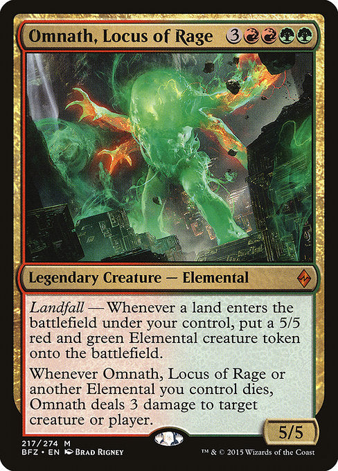 Omnath, Locus of Rage (217) [Battle for Zendikar]
