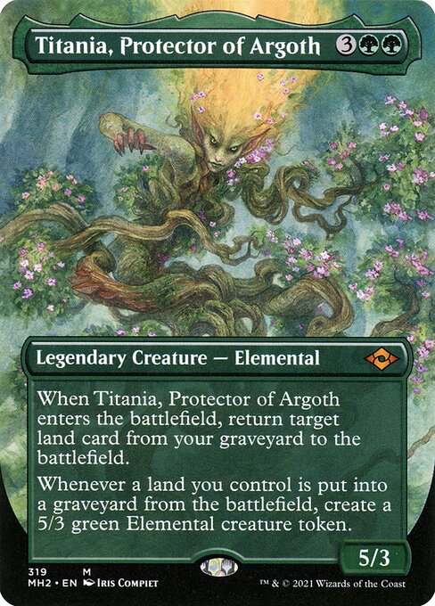 Titania, Protector of Argoth (319) [Modern Horizons 2] [Borderless]