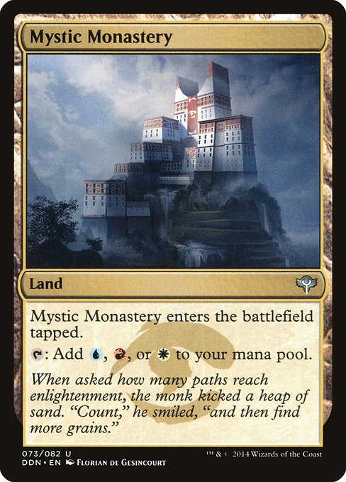 Mystic Monastery (73) [Duel Decks: Speed vs. Cunning]