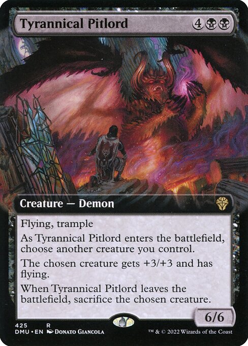 Tyrannical Pitlord (425) [Dominaria United] [Extended Art]