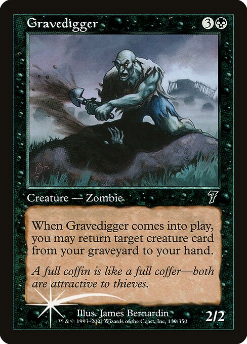 Gravedigger (139★) [Seventh Edition]