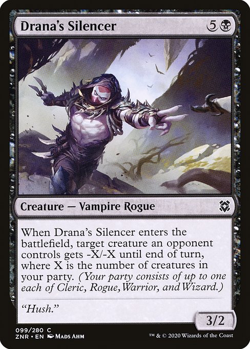 Drana's Silencer (99) [Zendikar Rising]