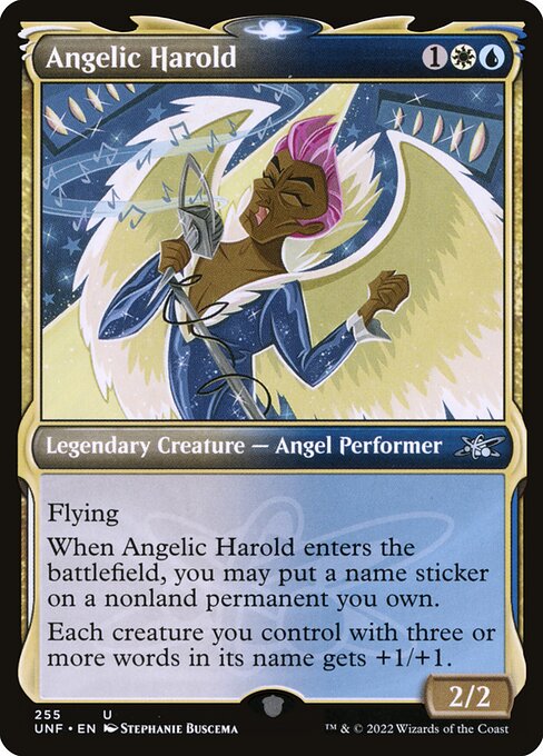 Angelic Harold (255) [Unfinity] [Showcase]