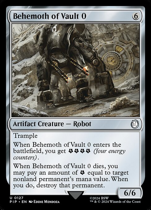 Behemoth of Vault 0 (127) [Fallout]