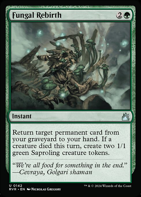 Fungal Rebirth (142) [Ravnica Remastered]