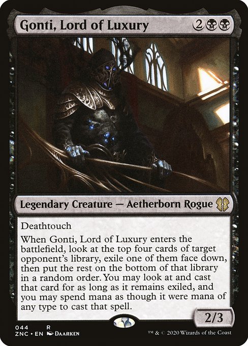 Gonti, Lord of Luxury (44) [Zendikar Rising Commander]
