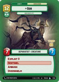 Gor - Grievous's Pet (Top 8) (17/20) [Organized Play Promos]