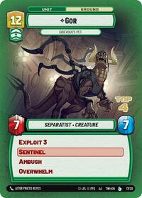 Gor - Grievous's Pet (Top 4) (17/20) [Organized Play Promos]