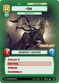 Gor - Grievous's Pet (Finalist) (17/20) [Organized Play Promos]