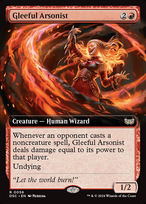 Gleeful Arsonist (56) [Duskmourn: House of Horror Commander]
