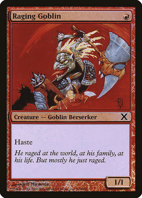 Raging Goblin (224★) [Tenth Edition]