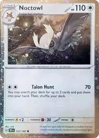 Noctowl - 127 (Cosmos Holo) (127/162) [SV Scarlet and Violet Promo Cards]