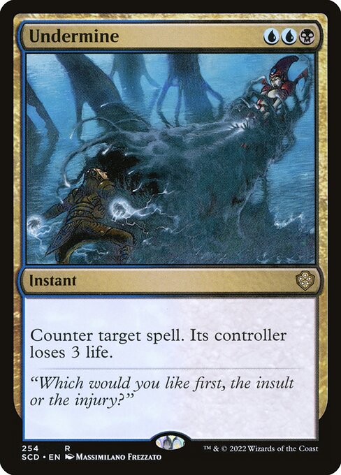 Undermine (254) [Starter Commander Decks]