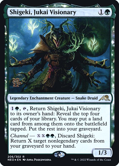 Shigeki, Jukai Visionary (206s) [Kamigawa: Neon Dynasty Promos]