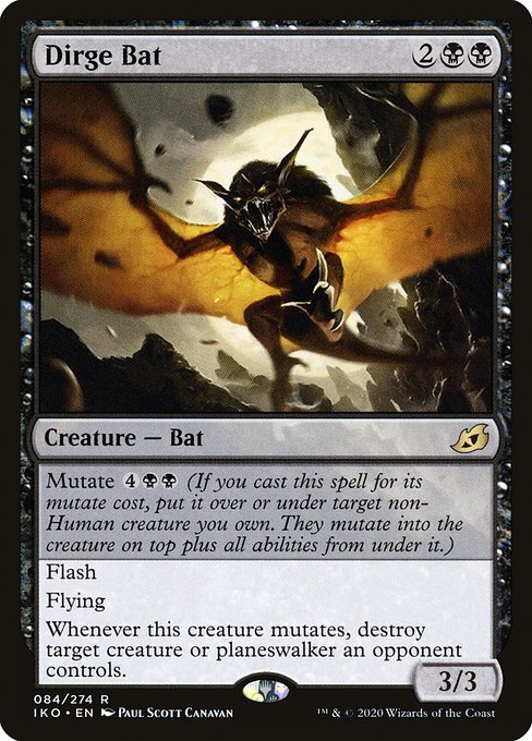 Dirge Bat (84) [Ikoria: Lair of Behemoths]