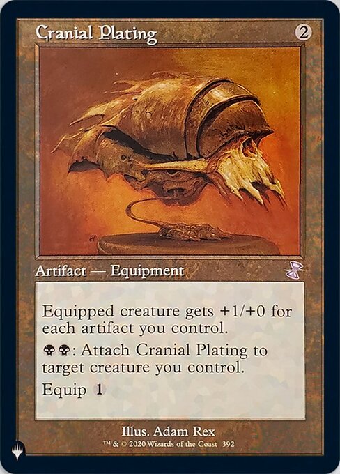 Cranial Plating (TSR-392) [The List]
