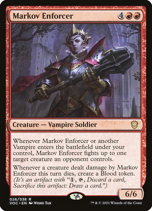 Markov Enforcer (26) [Crimson Vow Commander]