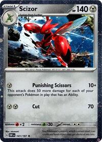 Scizor - 141/197 (Cosmos Holo) (141/197) [Miscellaneous Cards and Products]
