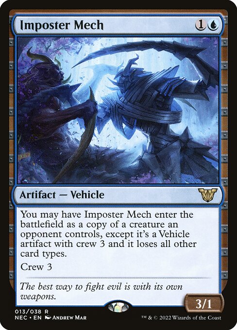 Imposter Mech (13) [Neon Dynasty Commander]