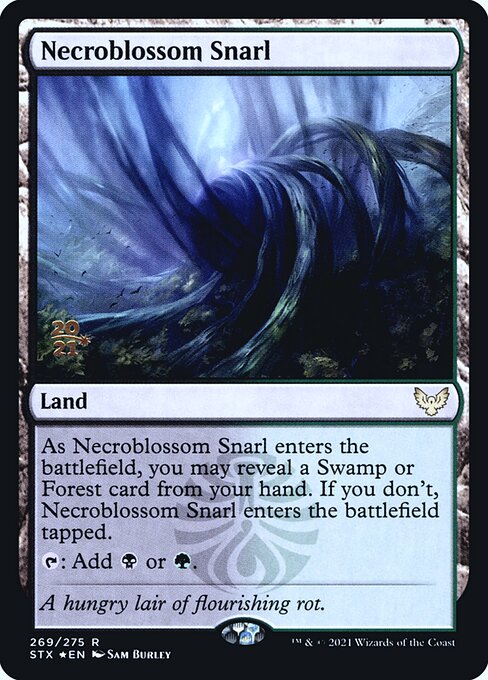 Necroblossom Snarl (269s) [Strixhaven: School of Mages Promos]