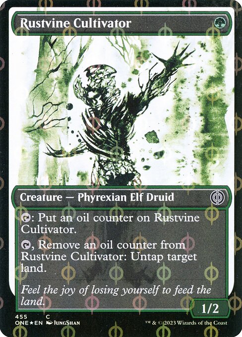 Rustvine Cultivator (455) [Phyrexia: All Will Be One] [Showcase]