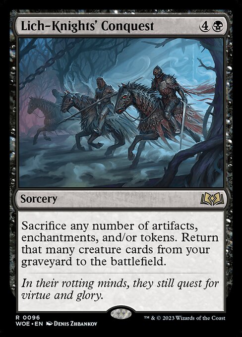 Lich-Knights' Conquest (96) [Wilds of Eldraine]