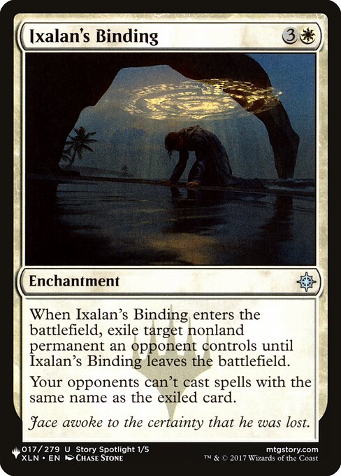 Ixalan's Binding (XLN-17) [The List]