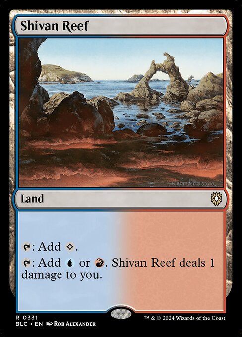 Shivan Reef (331) [Bloomburrow Commander]