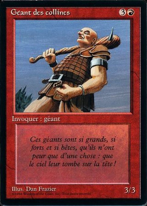 Hill Giant (158) [Foreign Black Border]
