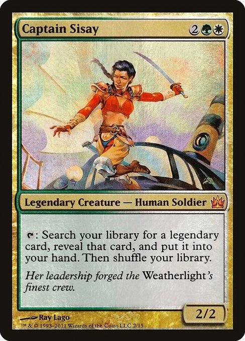 Captain Sisay (2) [From the Vault: Legends]