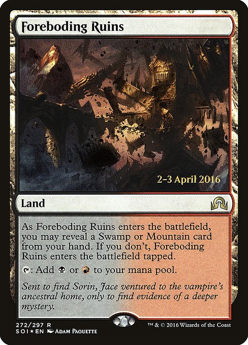 Foreboding Ruins (272s) [Shadows over Innistrad Promos]