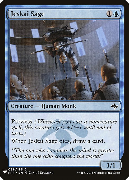 Jeskai Sage (FRF-38) [The List]