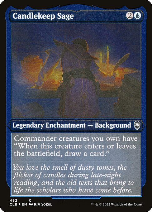 Candlekeep Sage (482) [Commander Legends: Battle for Baldur's Gate]