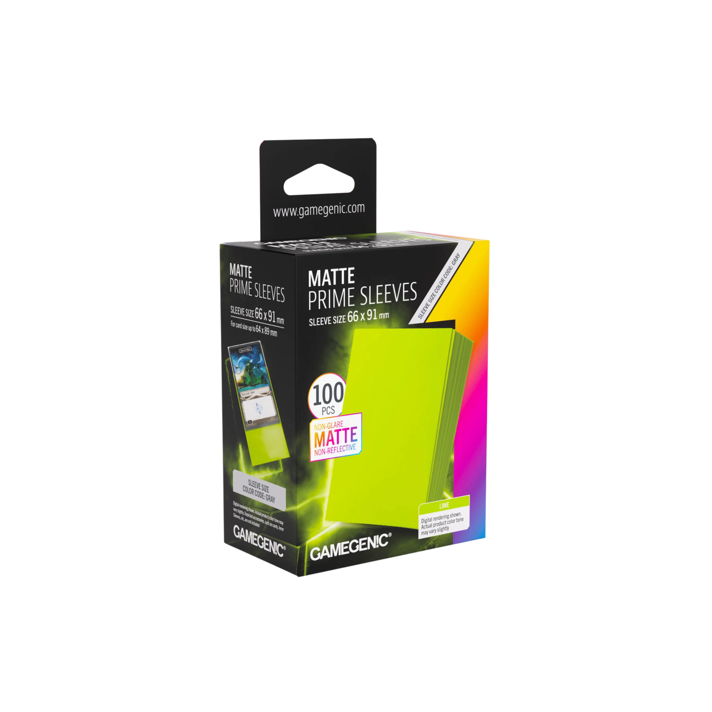 Gamegenic Matte Prime Sleeves (2026 Repackaging) 100ct