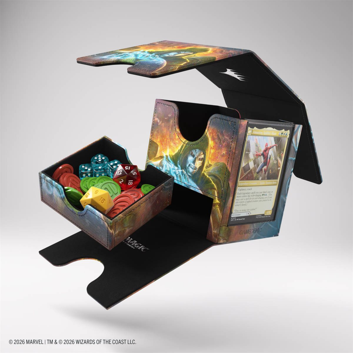 Marvel Super Heroes: Sidekick Pro (100+)Deck Box : Doom Reigns Supreme/Loki Laufeyson