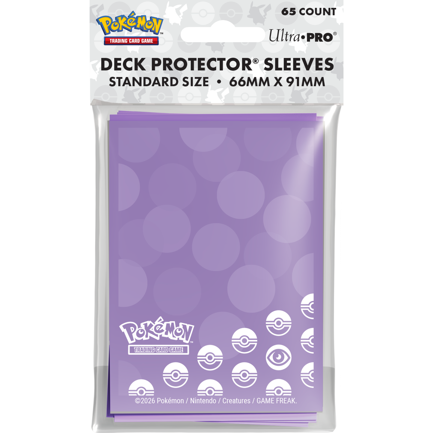 Pokemon Energy Type Sleeves 65ct