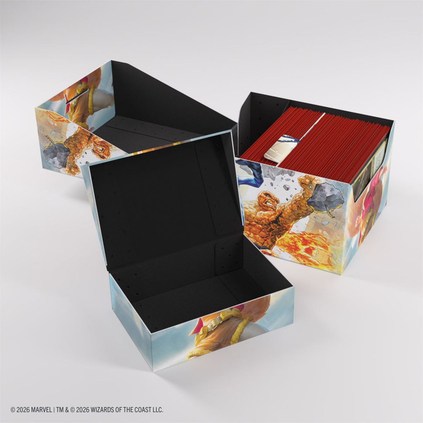 Marvel Super Heroes: Soft XL(100ct) Sideloading Deck Box: FantasticFour/Go Nuts!