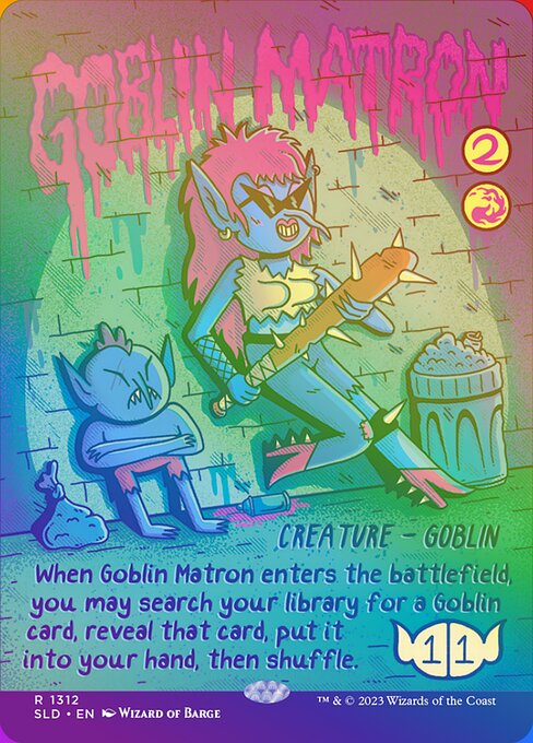 Goblin Matron (1312★) [Secret Lair Drop] [Borderless]