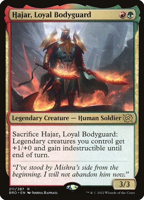 Hajar, Loyal Bodyguard (211) [The Brothers' War]