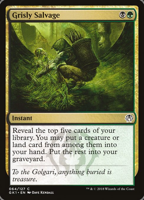 Grisly Salvage (64) [GRN Guild Kit]