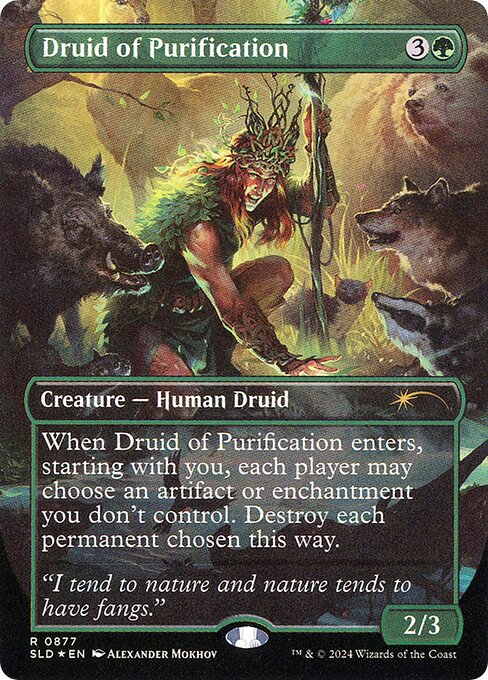 Druid of Purification (877) [Secret Lair Drop]