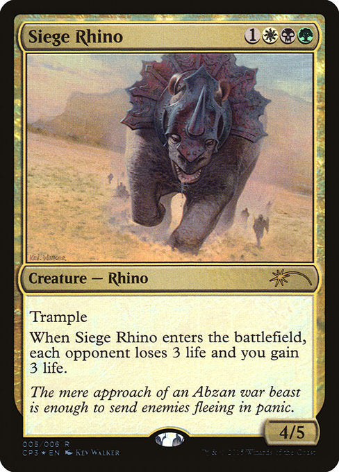 Siege Rhino (5) [Magic Origins Clash Pack]
