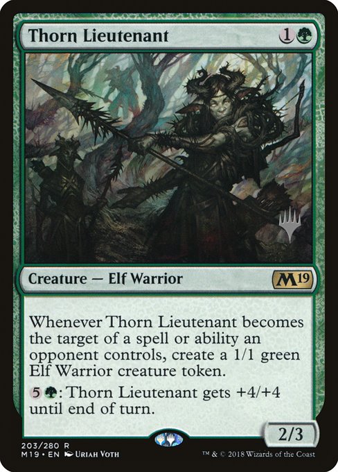 Thorn Lieutenant (203p) [Core Set 2019 Promos]