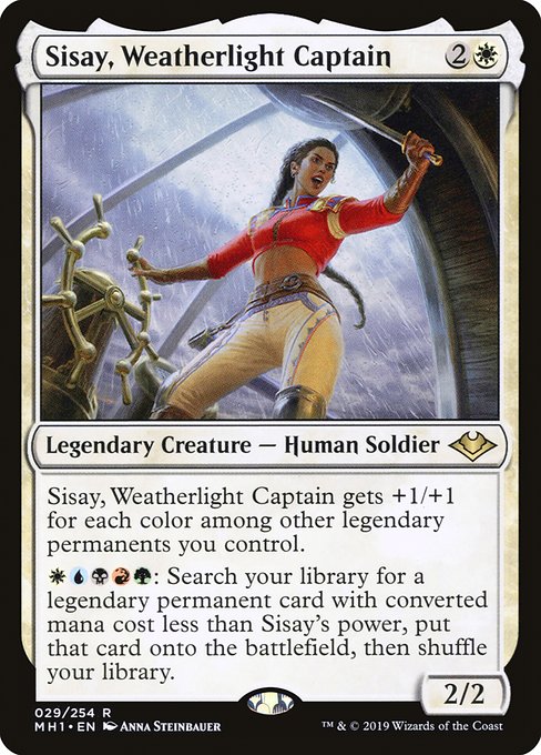 Sisay, Weatherlight Captain (29) [Modern Horizons]