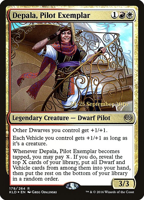 Depala, Pilot Exemplar (178s) [Kaladesh Promos]