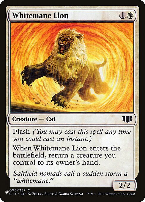 Whitemane Lion (C14-96) [The List]